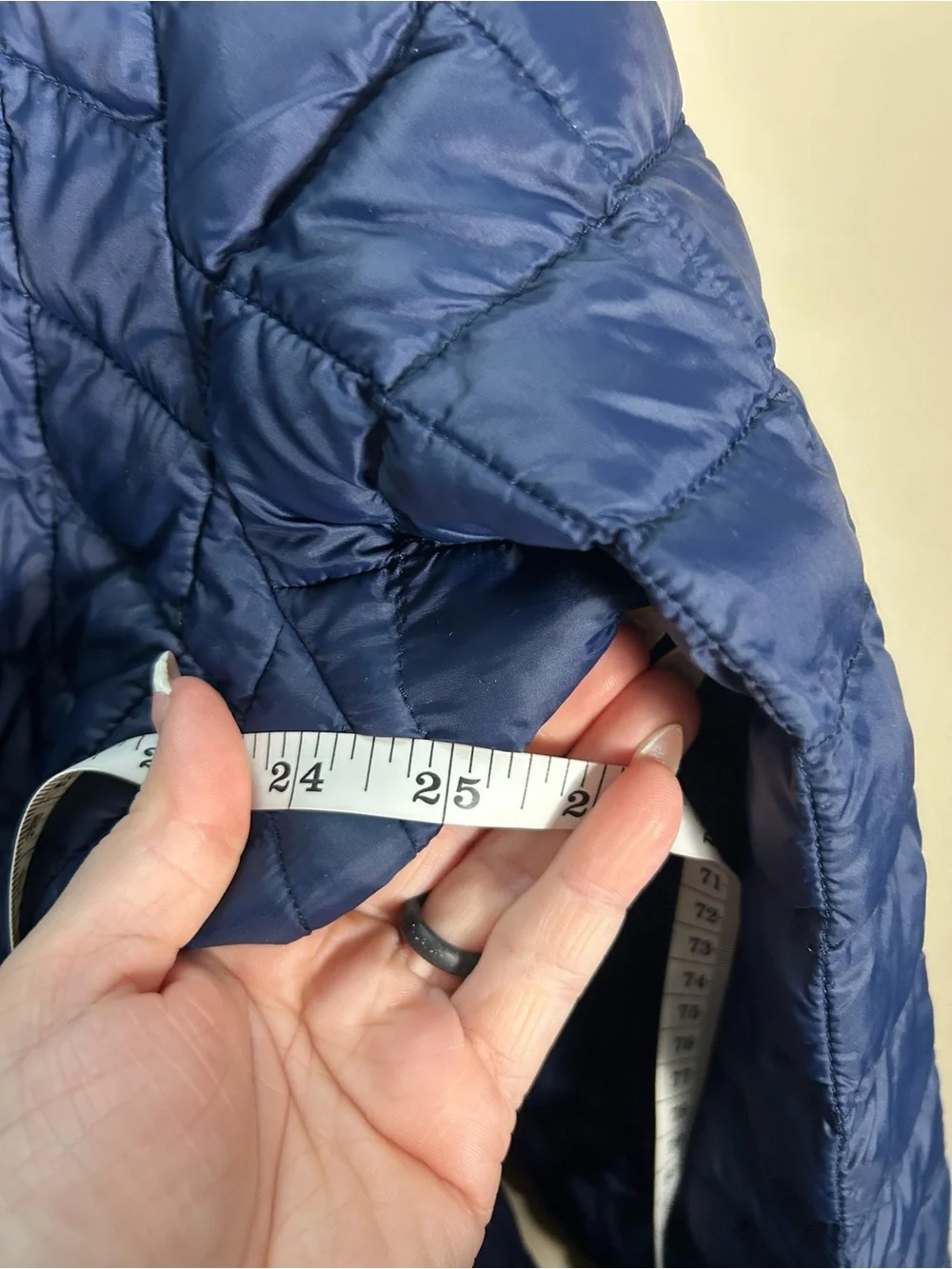 The North Face Men’s Thermoball Navy Blue Quilted Full Zip Jacket Size XXL